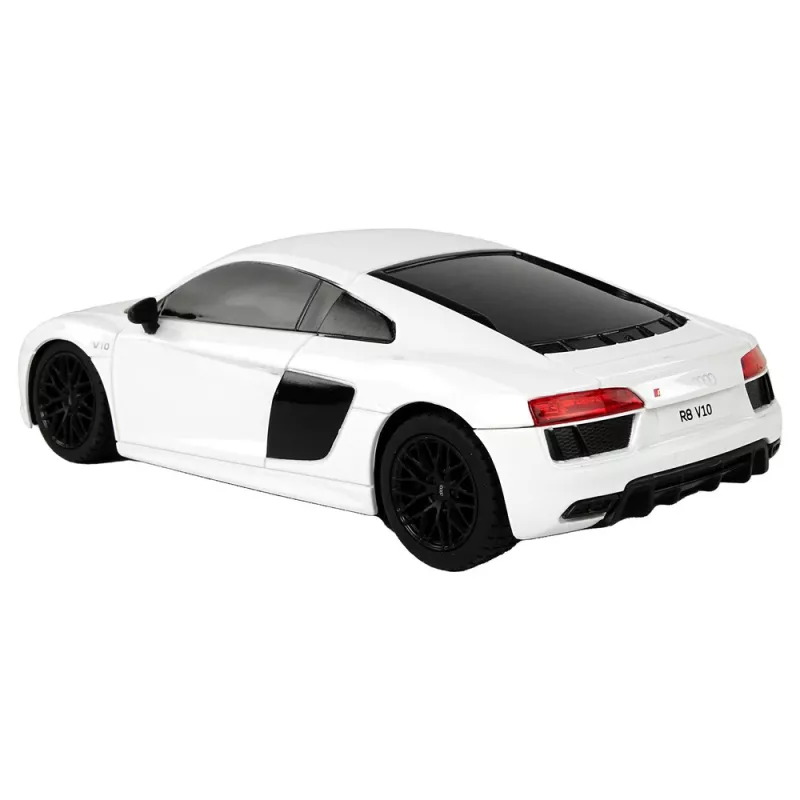 RASTAR 1:24 RC Audi R8 Pilot White nuotoliniu valdymu automobilis