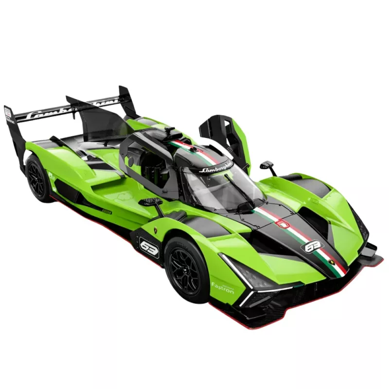 Rastar Lamborghini SC63 nuotolinio valdymo lenktyninis automobilis RC žalias 1:14