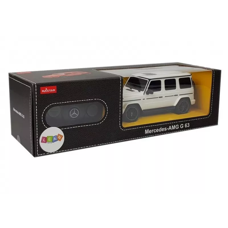 RASTAR Mercedes AMG G63 nuotolinio valdymo automobilis RC baltas 1:24