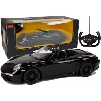 RASTAR Porsche 911 Carrera S nuotolinio valdymo automobilis 1:12 juodas