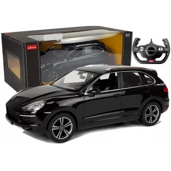 RASTAR Porsche Cayenne Turbo nuotoliniu valdymu automobilis RC juodas 1:14