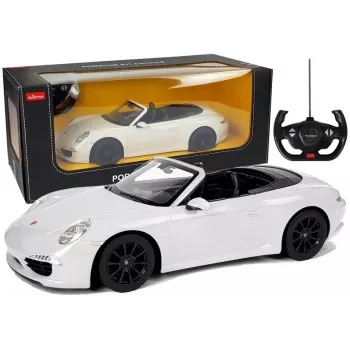 RASTAR nuotoliniu būdu valdomas automobilis Porsche 911 Carrera S baltas 1:12