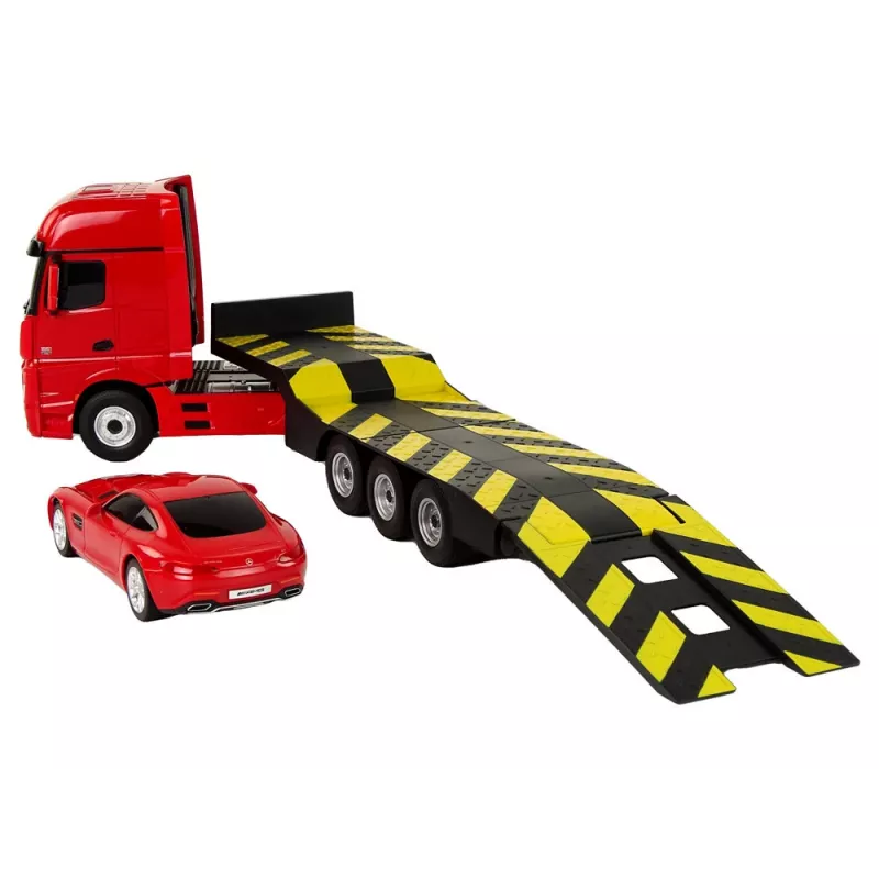 RASTAR Tow Truck R/C Mercedes-Benz 1:26 Red