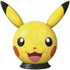 Ravensburger 3D Puzzleball Pokémon Pikachu su ausimis - 54 dalys
