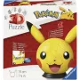 Ravensburger 3D Puzzleball Pokémon Pikachu su ausimis - 54 dalys