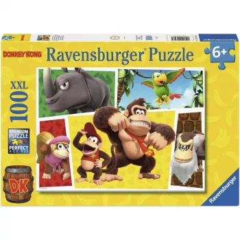 Ravensburger vaikų dėlionė Nintendo Super Mario – Beždžionės paleistos! (100 dalių)