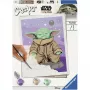 Ravensburger CreArt Star Wars - Medituojantis Grogu Piešimas pagal skaičius rinkinys