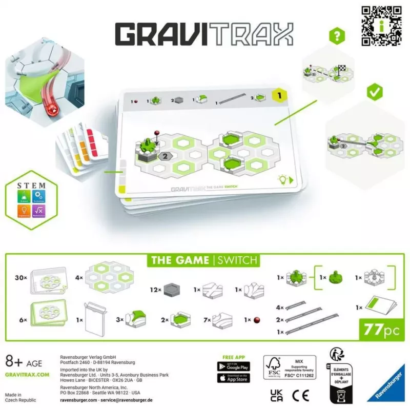 Ravensburger GraviTrax Game Switch papildymo rinkinys