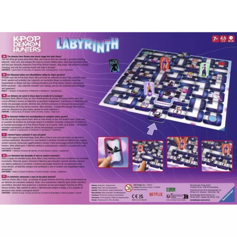 RAVENSBURGER KPop Demon Hunters Labyrinth - Nintendo Switch