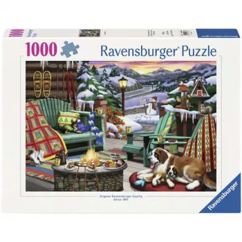 Ravensburger Puzzle Cozy Evening (1000 dalių)