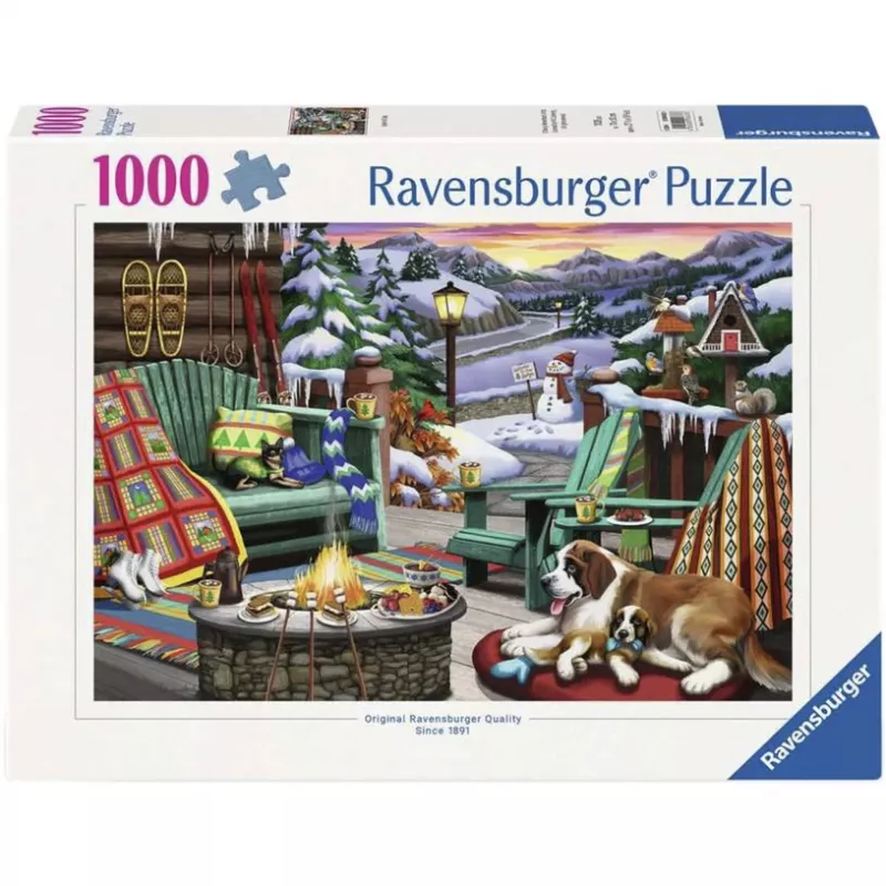 Ravensburger Puzzle Cozy Evening (1000 dalių)