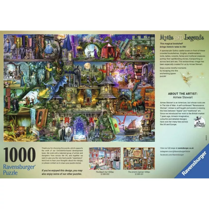 RAVENSBURGER Dėlionė Mitai ir Legendos (1000 dalių)