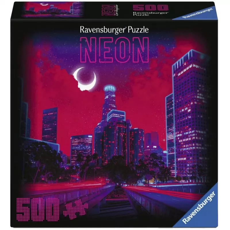 Ravensburger Puzzle Neon Collection Los Angeles (500 dalių)