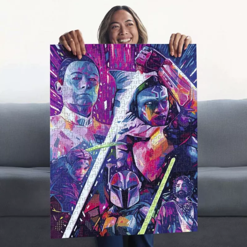 Ravensburger Puzzle Star Wars The Hyperspace Collection: Ahsoka (500 dalių, didelės detalės)