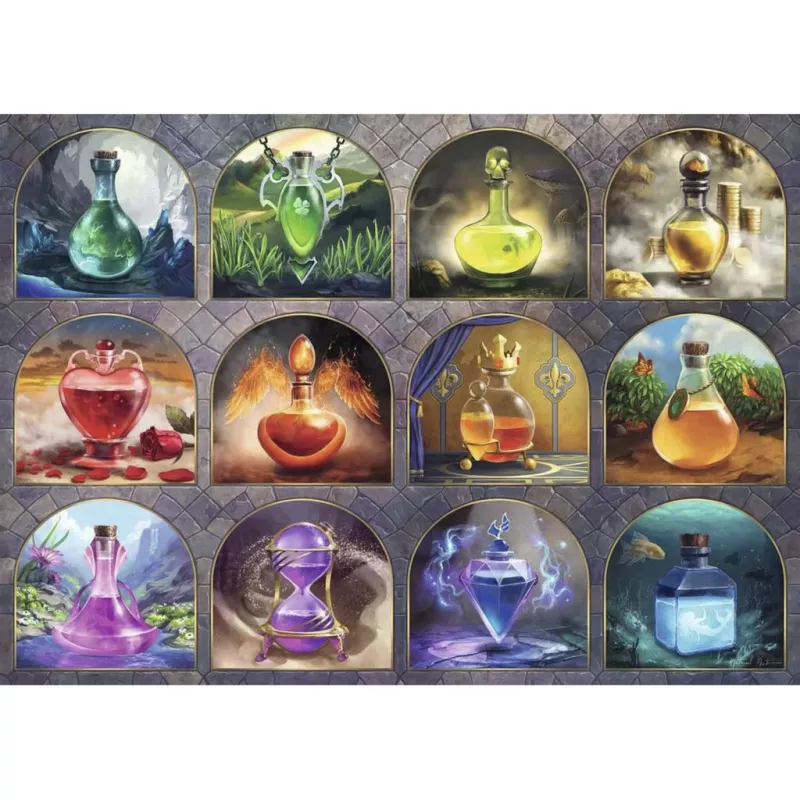 Ravensburger Puzzle Zaubertränke (1000 Pieces) - Fantasy Magic Potions Jigsaw Puzzle
