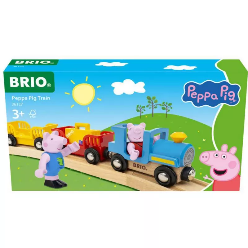 RAVENSBURGER World - Peppa Pig traukinuko rinkinys