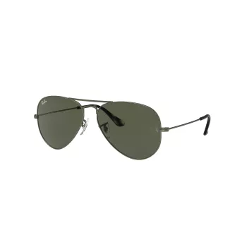 Ray-Ban Aviator Classic akiniai nuo saulės RB3025 55/14/135 mm Auksiniai/Žali
