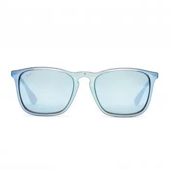 Ray-Ban Chris RB4187 unisex akiniai 54/18/145 mm permatomi pilki pilkas gradientas