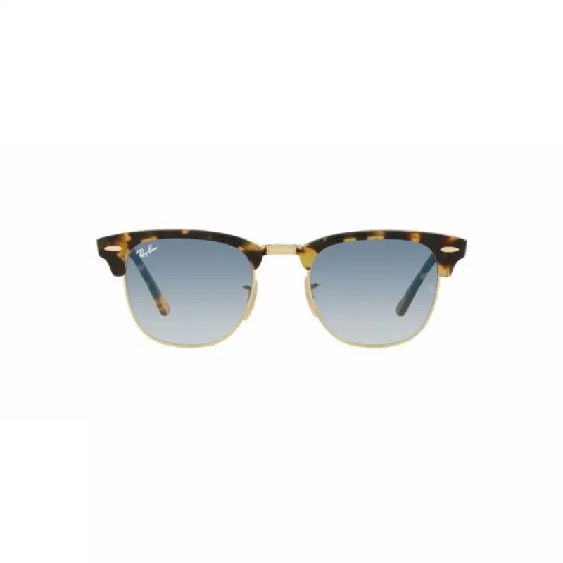 Ray-Ban Clubmaster RB3016 akiniai Skaidrūs Pilki Mėlynas Gradientas 51mm