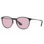 Ray-Ban Erika Metal akiniai nuo saulės RB3539 002/Q3 52mm juodi mėlynas gradientas