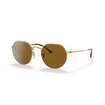 Ray-Ban Frank RB3565 Unisex akiniai nuo saulės 53/20/145 mm auksiniai rudi