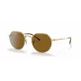 Ray-Ban Frank RB3565 Unisex akiniai nuo saulės 53/20/145 mm auksiniai rudi