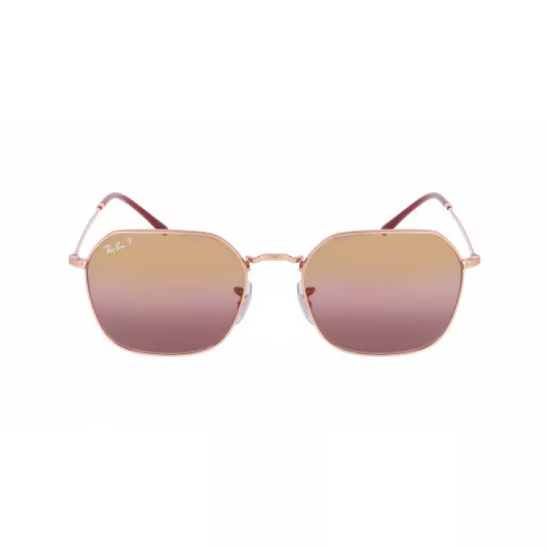 Ray-Ban Frank RB3694 moteriški akiniai nuo saulės, blizgantis auksas, tamsiai žalia, 53 mm