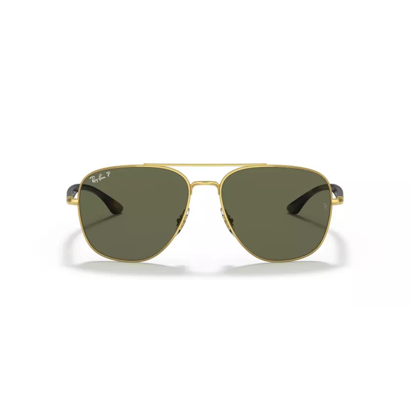 Ray-Ban Frank Akiniai RB3683 Auksinis Metalas Žalia G-15 56mm Unisex