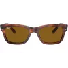 Ray-Ban Frank Unisex akiniai nuo saulės RB22839543355 Havana Brown 52mm