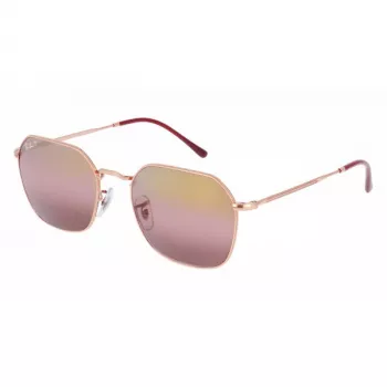 Ray-Ban Hawkeye RB3694 Akiniai nuo saulės Moterims Blizganti Juoda Tamsiai Pilka Gradient 53mm
