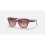 Ray-Ban Junior RB9186S711814 Akiniai - Kvadratinis rėmelis, tamsiai mėlyni lęšiai, 46 mm