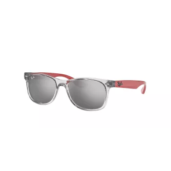 Ray-Ban Junior RJ9052S70636G Vaikiški akiniai nuo saulės Skaidrūs mėlyni Šviesiai mėlynas gradientas 48mm