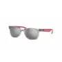 Ray-Ban Junior RJ9052S70636G Vaikiški akiniai nuo saulės Skaidrūs mėlyni Šviesiai mėlynas gradientas 48mm