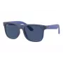 Ray-Ban Junior RJ9069S706080 Vaikiški akiniai nuo saulės Phantos Skaidri mėlyna Pilka klasikinė 48mm