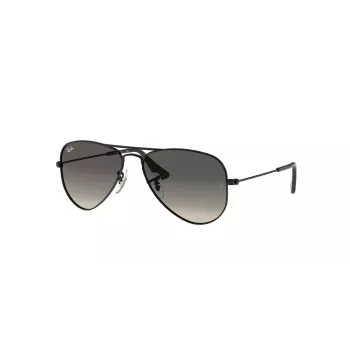 Ray-Ban Junior RJ9506S220115 Akiniai, Matinė Juoda, Pilki Gradientiniai Lęšiai, 50/13/120 mm
