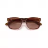 Ray-Ban Justin akiniai RB4165 659413 55-16-145 Rubber Havana Brown Gradient