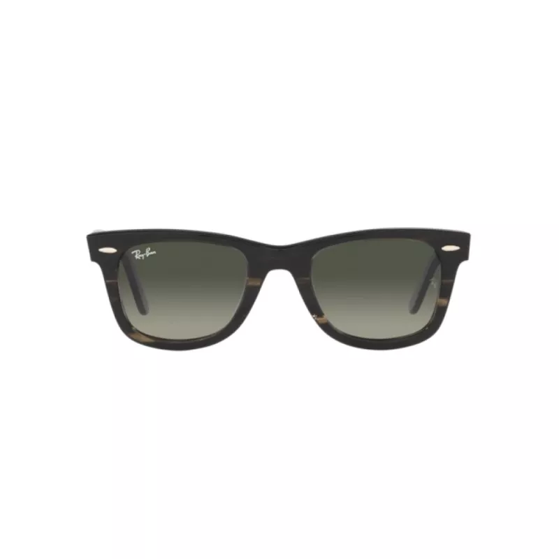Ray-Ban Original Wayfarer Classic Akiniai nuo saulės RB2140-136071 Skaidrus pilkas rėmelis Pilki gradientiniai lęšiai 55/18/145 mm