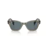 Ray-Ban RB0880S 66353R Moteriški akiniai nuo saulės Skaidriai rudi Kvadratiniai 52mm