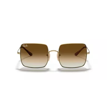 Ray-Ban RB1971-914751 Square 1971 akiniai nuo saulės - poliruotas auksinis rėmelis, rudi gradientiniai lęšiai, 54 mm