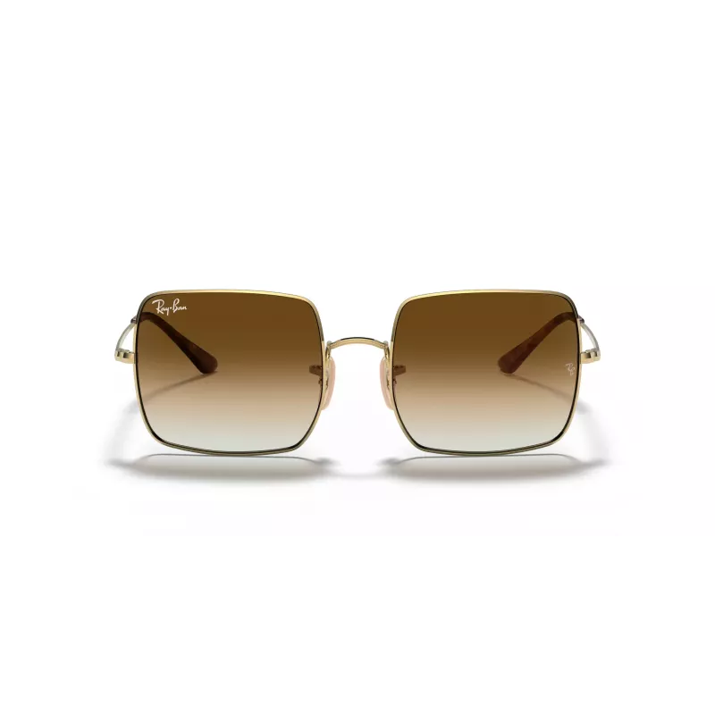 Ray-Ban RB1971-914751 Square 1971 akiniai nuo saulės - poliruotas auksinis rėmelis, rudi gradientiniai lęšiai, 54 mm