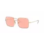 Ray-Ban RB1971 Square 1971 Classic Sunglasses Gold Pink-Brown Gradient 54mm