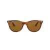 Ray-Ban RB2185 Wayfarer II akiniai nuo saulės dryžuoti Havana rudi gradientiniai 52mm