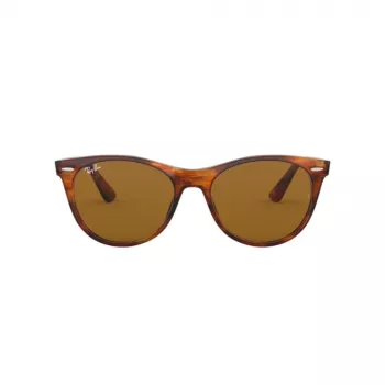 Ray-Ban RB2185 Wayfarer II akiniai nuo saulės dryžuoti Havana rudi gradientiniai 52mm