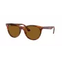 Ray-Ban RB2185 Wayfarer II akiniai nuo saulės dryžuoti Havana rudi gradientiniai 52mm