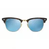 Ray-Ban RB3016 Clubmaster akiniai 51/21/145 Havana Green Mirror Silver