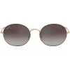 Ray-Ban RB3594-9114U0 Hexagonal Akiniai Nuo Saulės Unisex 53/20/145 mm Auksinis Rėmas Šviesiai Rudi Gradientiniai Lęšiai