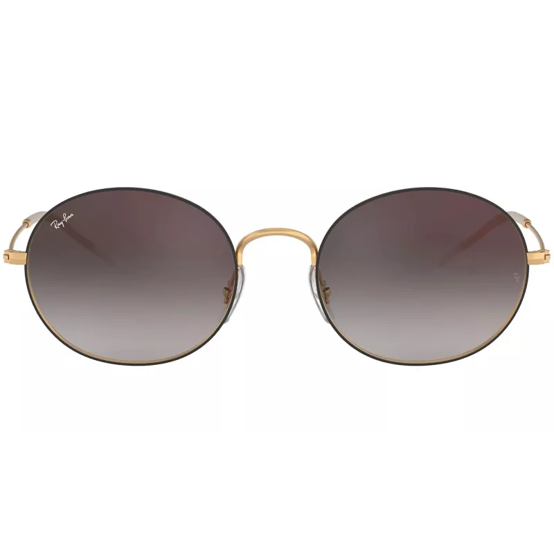 Ray-Ban RB3594-9114U0 Hexagonal Akiniai Nuo Saulės Unisex 53/20/145 mm Auksinis Rėmas Šviesiai Rudi Gradientiniai Lęšiai