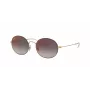 Ray-Ban RB3594-9114U0 Hexagonal Akiniai Nuo Saulės Unisex 53/20/145 mm Auksinis Rėmas Šviesiai Rudi Gradientiniai Lęšiai