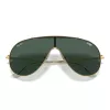 Ray-Ban RB3597 Wings Akiniai Su Skaidriais Pilkais Rėmeliais Ir Pilkais Gradientiniais Lęšiais 133mm
