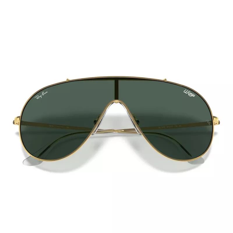 Ray-Ban RB3597 Wings Akiniai Su Skaidriais Pilkais Rėmeliais Ir Pilkais Gradientiniais Lęšiais 133mm